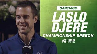 Laslo Djere Santiago Champion Speech | 2025 Santiago