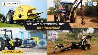 Top Trencher Machine Manufacturer of India : Autocracy Machinery