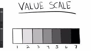 Value Scale Beginning Art Tutorial