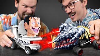 Skibidi Toilet VS Car With Jaws! The Most Bizarre Remote Car Race Yet! 