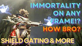 Be immortal with Any Frame!? But how? Shield-Gating & more [Warframe]