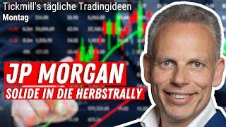 Tesla nach Kursrutsch + JP Morgan im Fokus + Dax | EURUSD | BTC