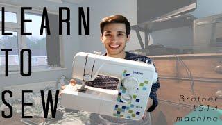 HOW TO SEW TUTORIAL / BEST BEGINNER SEWING MACHINE TUTORIAL / BROTHER LS14 / CHEAP SEWING MACHINE /