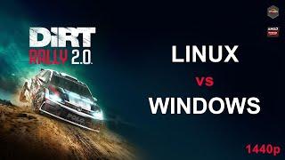 Dirt Rally 2.0 | Linux vs Windows | 1440p | RX 6700XT + Ryzen 7 5800X |