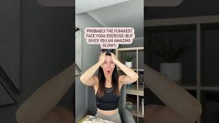 The Funniest Face Yoga Exercise! #faceyogaexpert #glowingskin #naturalfacelift