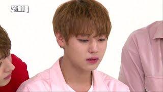 (Weekly Idol EP.316) WANNA One's JI Hoon the artisan of crying acting [지훈 눈물연기]