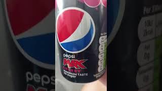 PEPSI MAX CHERRY // MAXIMUM TASTE // NO SUGAR