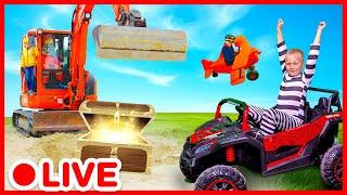 Construction Toys and Vehicles for preschoolers    Unboxing Videos for Kids | Kidibli