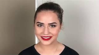 Inter/Senior Stage Makeup Tutorial (Brown Smokey Eye) - DancElements