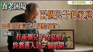 Retirement Dilemma for Two-Son Families《兩個兒子家庭的養老挑戰：必須面對的三大現實陷阱》《兩個兒子的養老困境》#养老困境，#家庭关系，#两个儿子 #生活陷阱