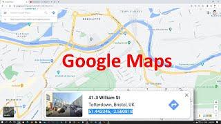 How to get coordinates Lat Long in Google Maps