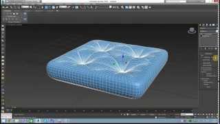 3DsMax для начинающих - Урок 4. Рисуем затяжки на мебели