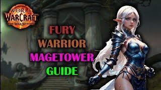 Fury Warrior Magetower | Guide + Gearing | The War Within season 1 11.0.7