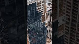 Typical high rise glazing units||How we fix #DGU glass #civilengineer #construction #Timesdecornoida