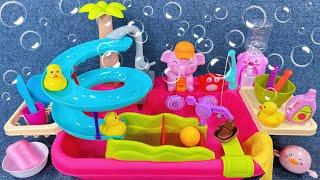 15 Minutes Satisfying with Unboxing Cute Doll Playing in Water | Kitchen cooking set | Review Toys