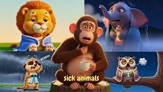 ️Safari Animal Fever Song  | Healthy Habits for Kids | Learn Animal Names and Sounds