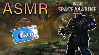 ASMR GAMING | WARHAMMER 40,000: SPACE MARINE 2 | Whispers | Gum Chewing | Mouth Sounds 