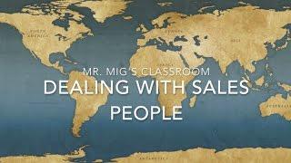 How to Deal with Sales People