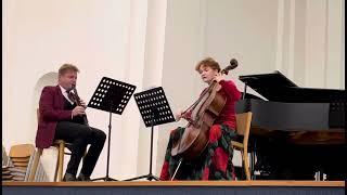 L.V.Beethoven:Duo n.2,F-Major, JELENA OCIC cello,RADOVAN CAVALLIN clarinet.2.Aria,3.Rondo Affettuoso