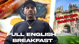 1000 YEAR OLD CASTLE and a Full English Breakfast | COOKING WITH VOLK in Lancaster England