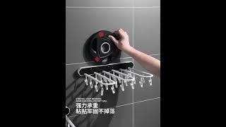 Rack Drying  Saving Space Wall Mounted 24 Multi-Row Clips for Kids Small Clothe Hanger, Socks, Bra,