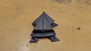 How to make paper forg.#craft #origami #papercraft #frog