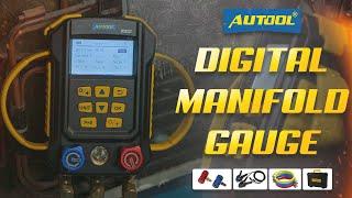 DIGITAL MANIFOLD GAUGE FULL REVIEW |AUTOOL LM160 @AutoolTECH 