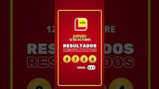 Resultado LOTERIA DE BOGOTA - JUEVES 12 DE OCTUBRE  #Shorts #Loteria