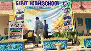 Iqbal day by mauvia mubarik at GHS Kotli Rai Abubakar Kasur