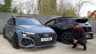 2022 AUDI RS3 vs VW MK8 GOLF R - Comparison Test!