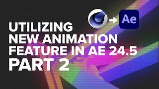 Creative Title Animation Part 2 | Importing and Stylizing in After Effects #aftereffects #cinema4d