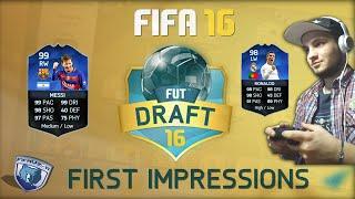 FIFA 16 |Fut Draft #1| TOTY Ronaldo & TOTY Messi