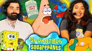 We Watched SPONGEBOB SEASON 7 EPISODE 9 & 10 For the FIRST TIME! BACK TO THE PAST