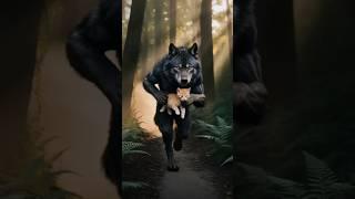 Wolf Saves Cat Baby From Monkey #catlovers #catlife #wildliferescue #animals #catcartoon