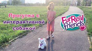 Прогулка с интерактивной собакой FurReal Friends от Hasbro