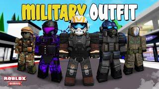 5 MILITARY Outfit Ideas In Brookhaven W/ID & Accessories Name - Roblox