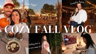 Cozy Fall Day in My Life: Pumpkin Patch, Chili Night, Workout, Bible Study, & More!!