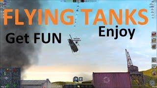 How to fly on tank! - WoT Blitz flying tanks