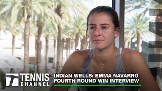 Emma Navarro Discusses The Biggest Win of Her Career and Her 2024 So Far | Indian Wells 4R