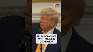 President Trump clashes with Maine’s Democratic Gov. Janet Mills over transgender women in sports