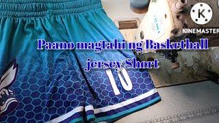 Sewing  sublimated Basketball jersey Short (the whole process)