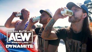 Boats, Brews, and Brochachos! AEW World Champ MJF, Adam Cole, & Captain Insano Are On A Boat!