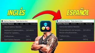 ¿COMO CAMBIAR DAVINCI RESOLVE DE IDIOMA O LENGUAJE?