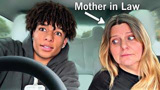 STUCK In A Car With My Girlfriends Mom!! *ROAD TRIP*