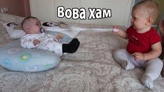 VLOG: Вова забрал соску у девочки  / Убрала весь дом за 30 мин