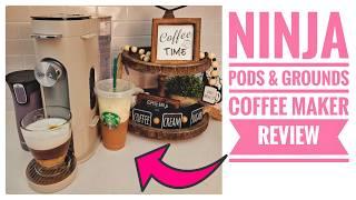 Ninja Pods & Grounds Single Serve K-Cup Coffee Maker Review   Makes Great Iced Coffee!