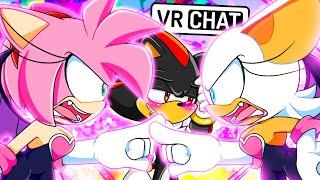 AMY ROUGE VS ROUGE?! Sonic, Shadow & Rouge Meet Amy Rouge! (VR Chat)