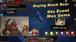 Armored Black Bear | Dtu Event | 4m Shiny Dust | Drakensang Online | Maszive