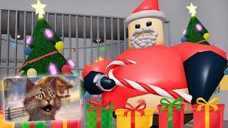 ESCAPE BARRY PRISON RUN IN ROBLOX (Christmas Edition)