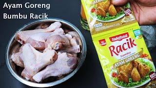 Menggoreng ayam mulai sekarang tidak lagi ribet karena ada bumbu racik, rasanya enak banget, krispy